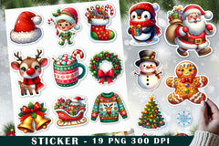 Christmas Sticker - CraftNest - Digital Crafting and Art