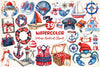 Vintage Nautical Clipart Bundle