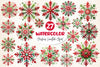 Christmas Snowflake Clipart Bundle 2