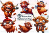 Highland Cow Highland Cow Clipart Bundle