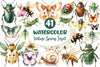 Vintage Spring Insect Clipart Bundle 56