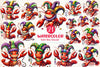 Mardi Gras Crawfish Clipart Bundle 1