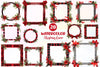 Christmas Frame Clipart Bundle