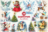 Christmas Fairy Clipart Bundle 2