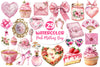 Pink Coquette Mothers Day Clipart Bundle