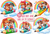 Kid Boy And Girl Go To School Clipart Bundle
