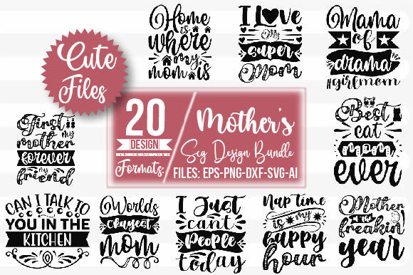Mother's SVG Bundle - CraftNest - Digital Crafting and Art