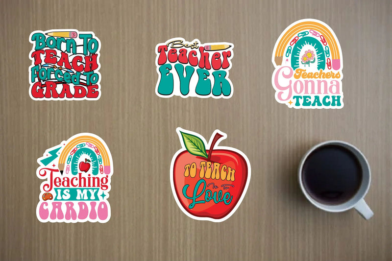 Teacher Sticker Bundle - CraftNest - Digital Crafting and Art