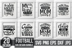 Football SVG Bundle 3 - CraftNest - Digital Crafting and Art