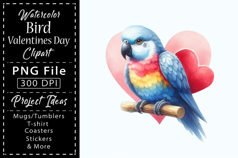Bird Valentine's Day Clipart Bundle 2 - CraftNest - Digital Crafting and Art
