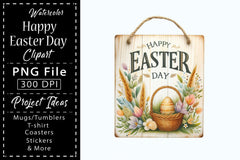 Happy Easter Day Clipart Bundle - CraftNest - Digital Crafting and Art