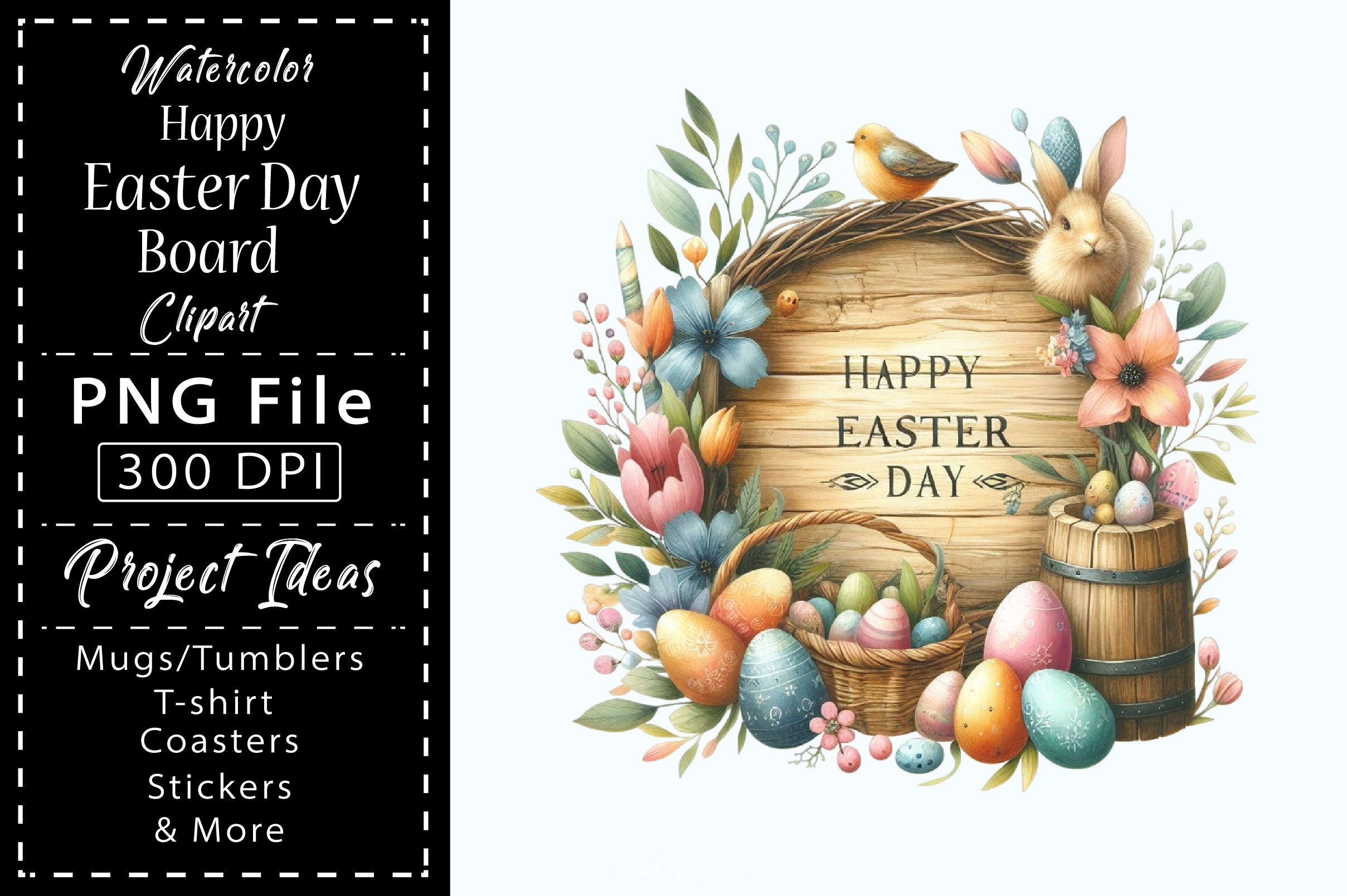 Happy Easter Clipart Bundle 9 - CraftNest - Digital Crafting and Art