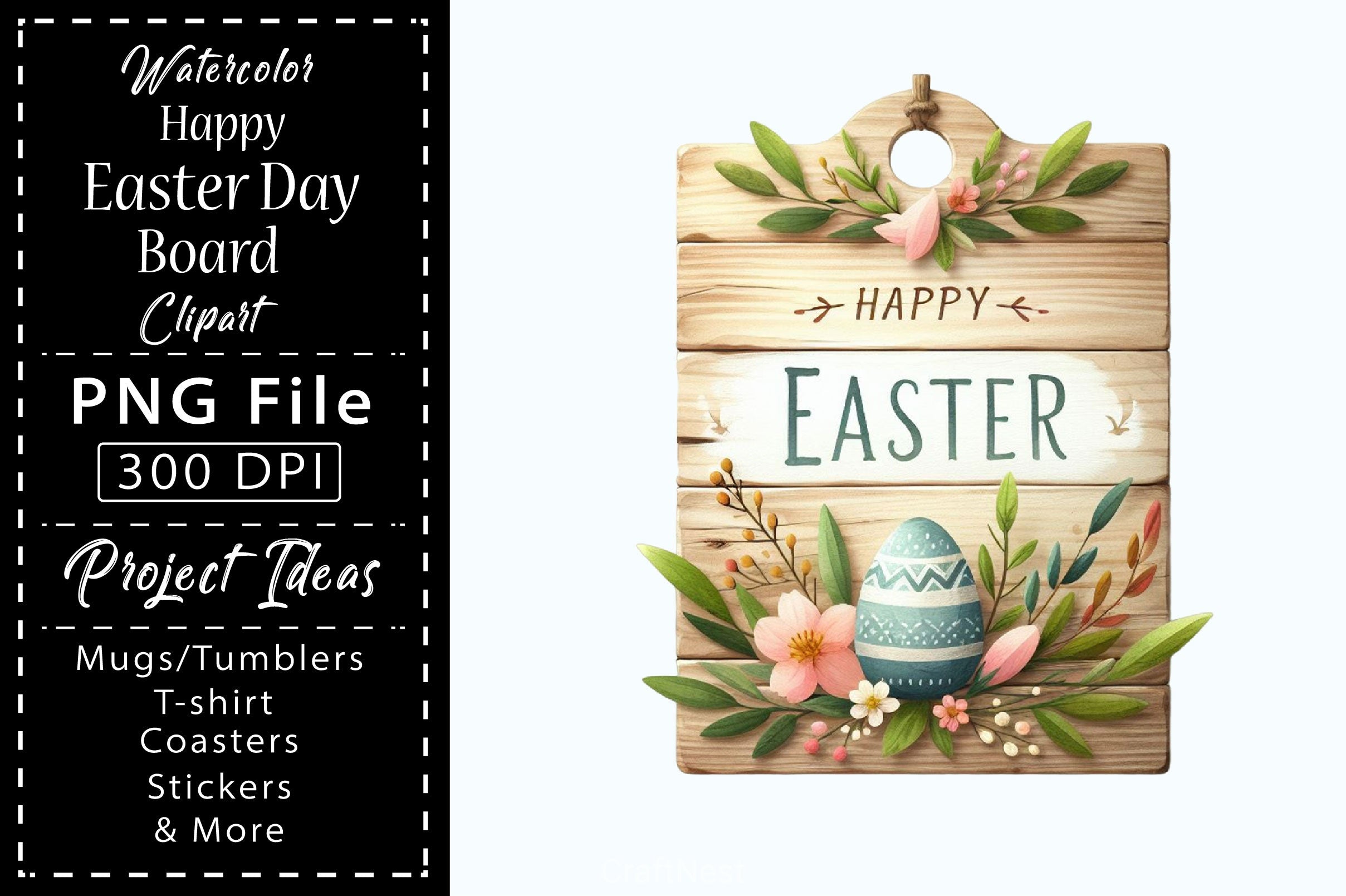 Happy Easter Clipart Bundle 7 - CraftNest - Digital Crafting and Art