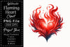 Flaming Heart Clipart Bundle 13