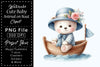 Cute Baby Animals Boat Clipart Bundle 28