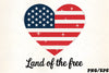 American Flag Heart Clipart Bundle 2