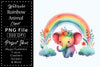 Rainbow Animals Clipart Bundle 10