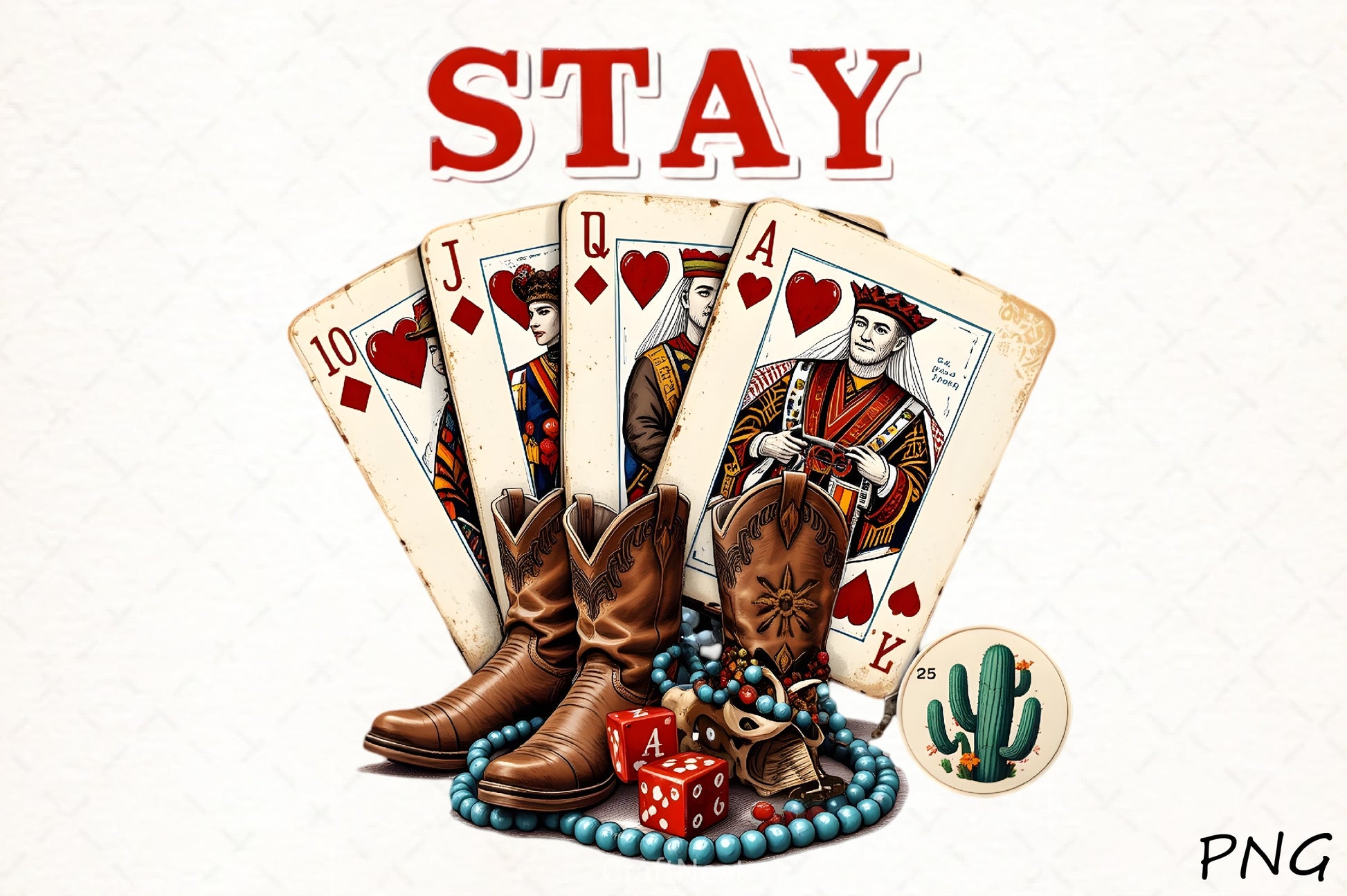 Stay Wild Western Turquoise Clipart Bundle - CraftNest - Digital Crafting and Art