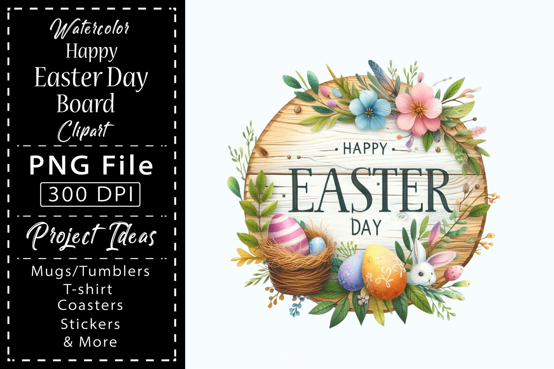 Happy Easter Clipart Bundle 6 - CraftNest - Digital Crafting and Art