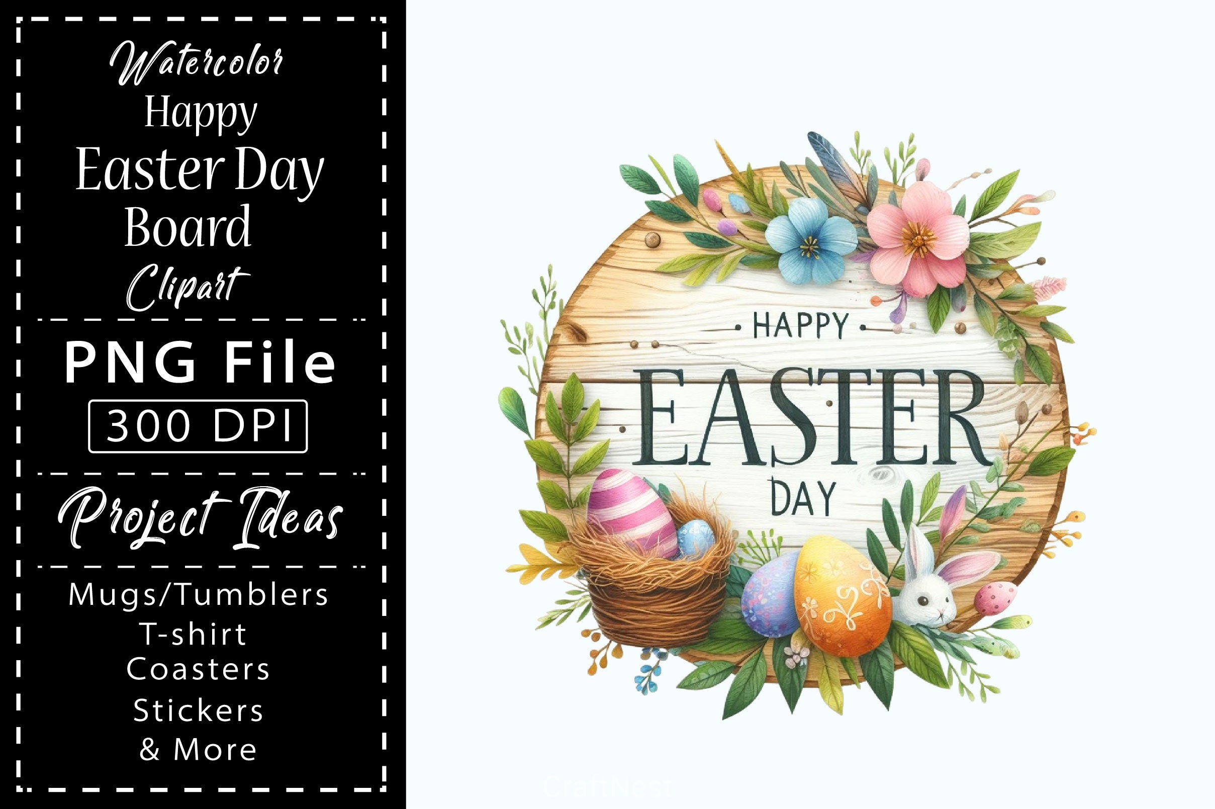 Happy Easter Clipart Bundle 6 - CraftNest - Digital Crafting and Art