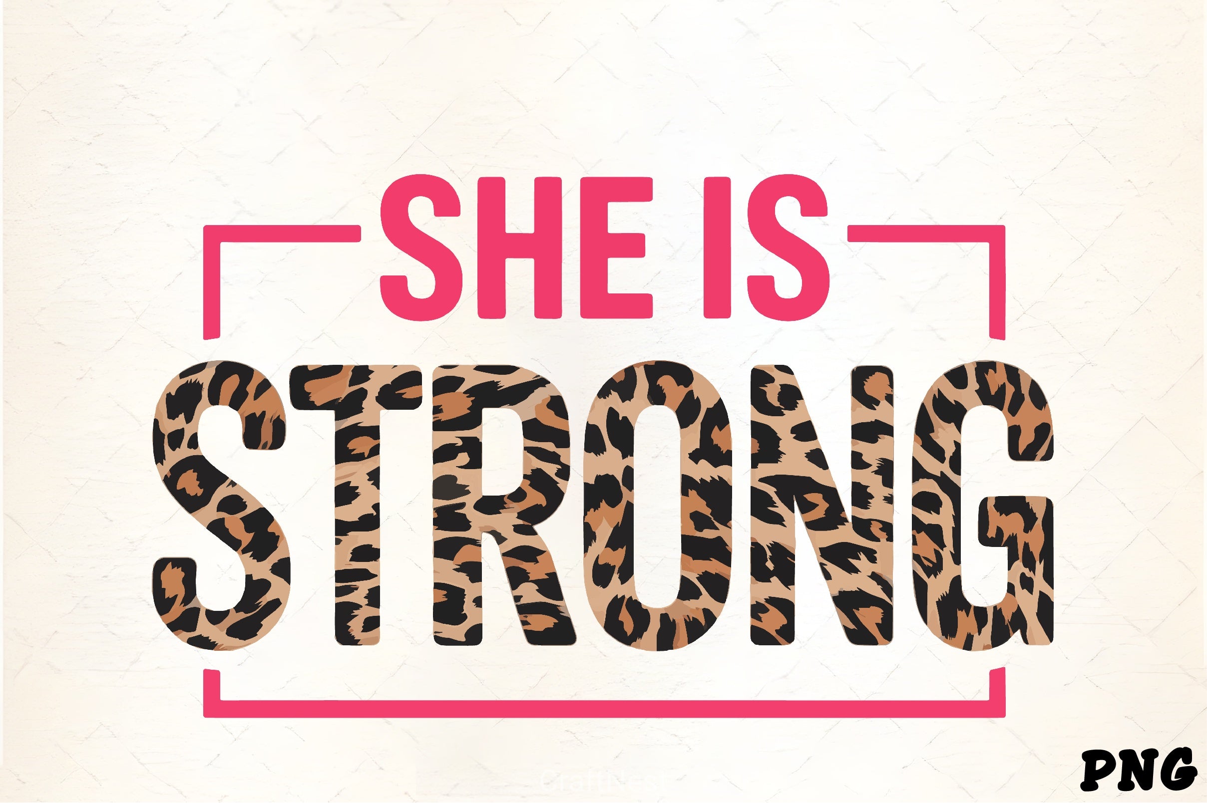 She Is Strong Leopard Print Clipart Bundle - CraftNest - Digital Crafting and Art