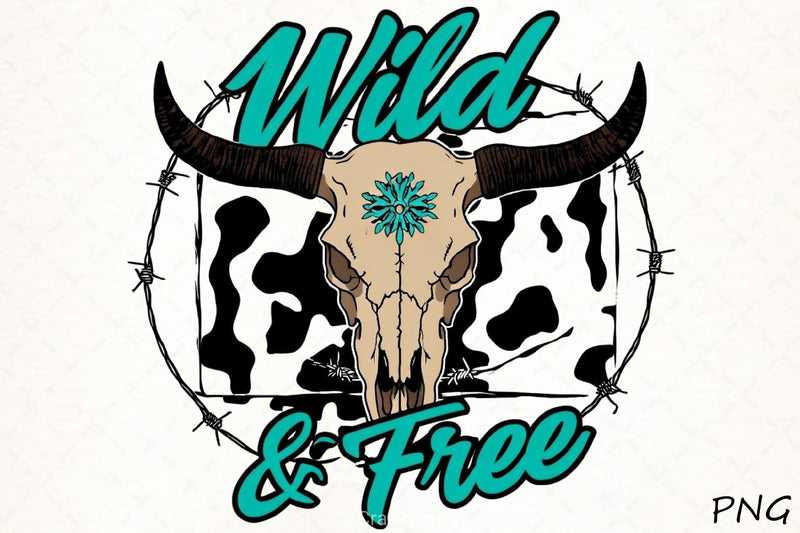 Wild Bull Head Western Clipart Bundle - CraftNest - Digital Crafting and Art