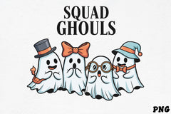 Squad Ghouls Ghost Clipart Bundle - CraftNest - Digital Crafting and Art