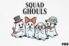 Squad Ghouls Ghost Clipart Bundle