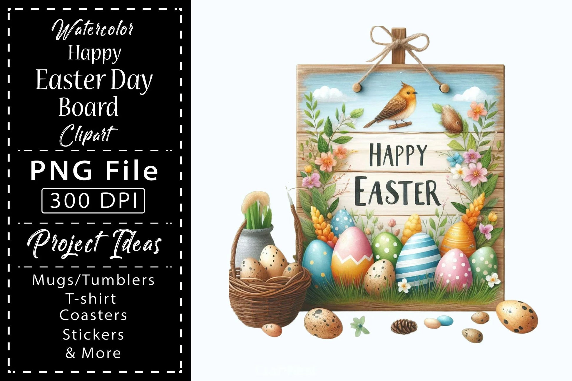 Happy Easter Clipart Bundle 19 - CraftNest - Digital Crafting and Art