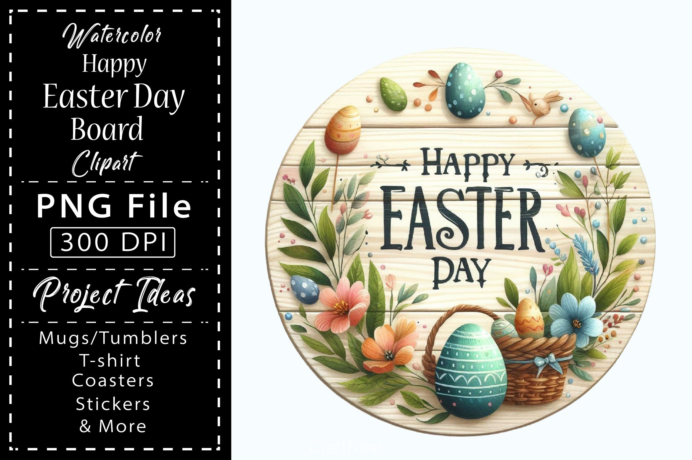 Happy Easter Clipart Bundle 13 - CraftNest - Digital Crafting and Art