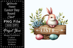 Easter Day Board Clipart Bundle 2 - CraftNest - Digital Crafting and Art