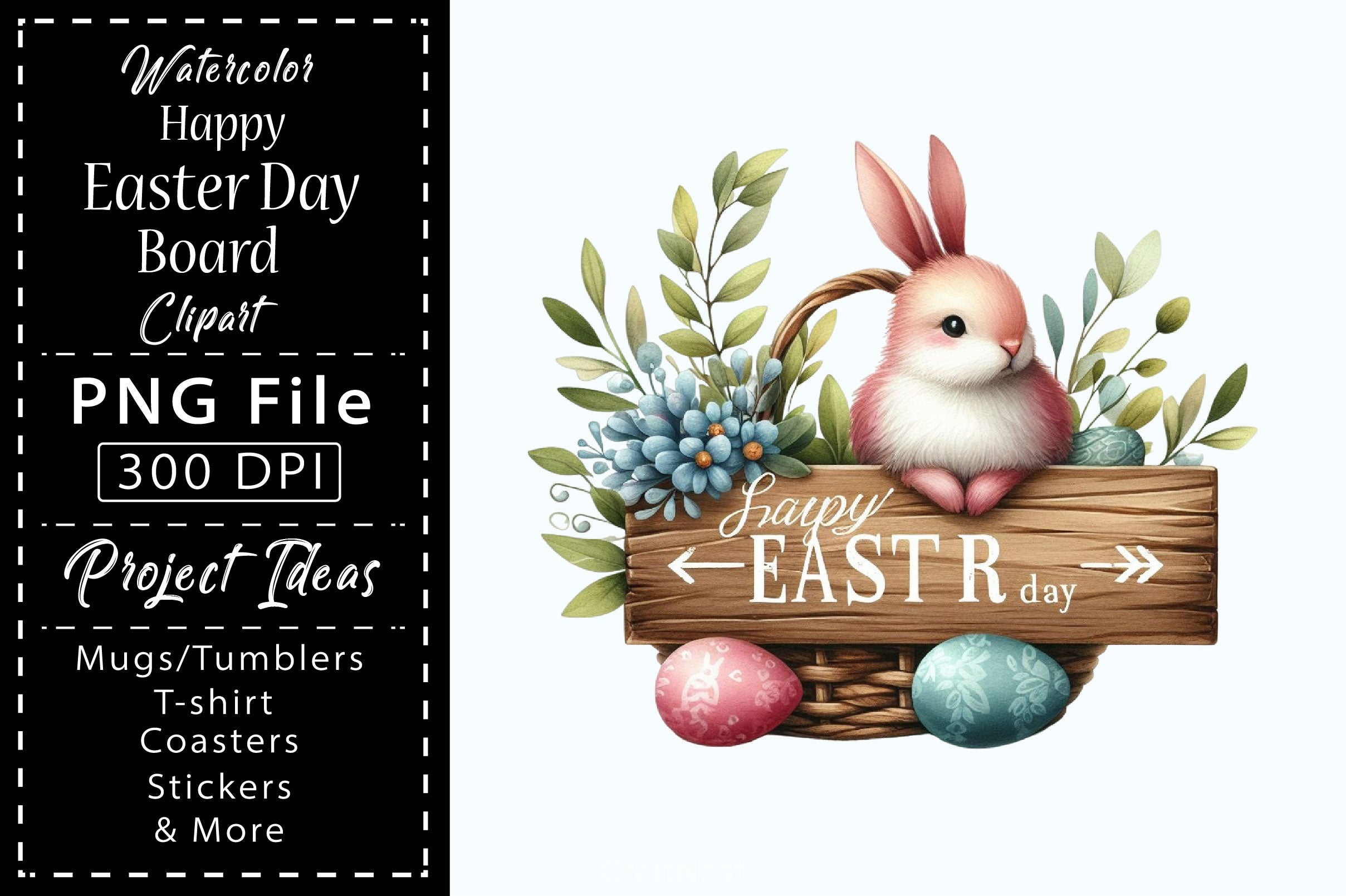 Easter Day Board Clipart Bundle 2 - CraftNest - Digital Crafting and Art