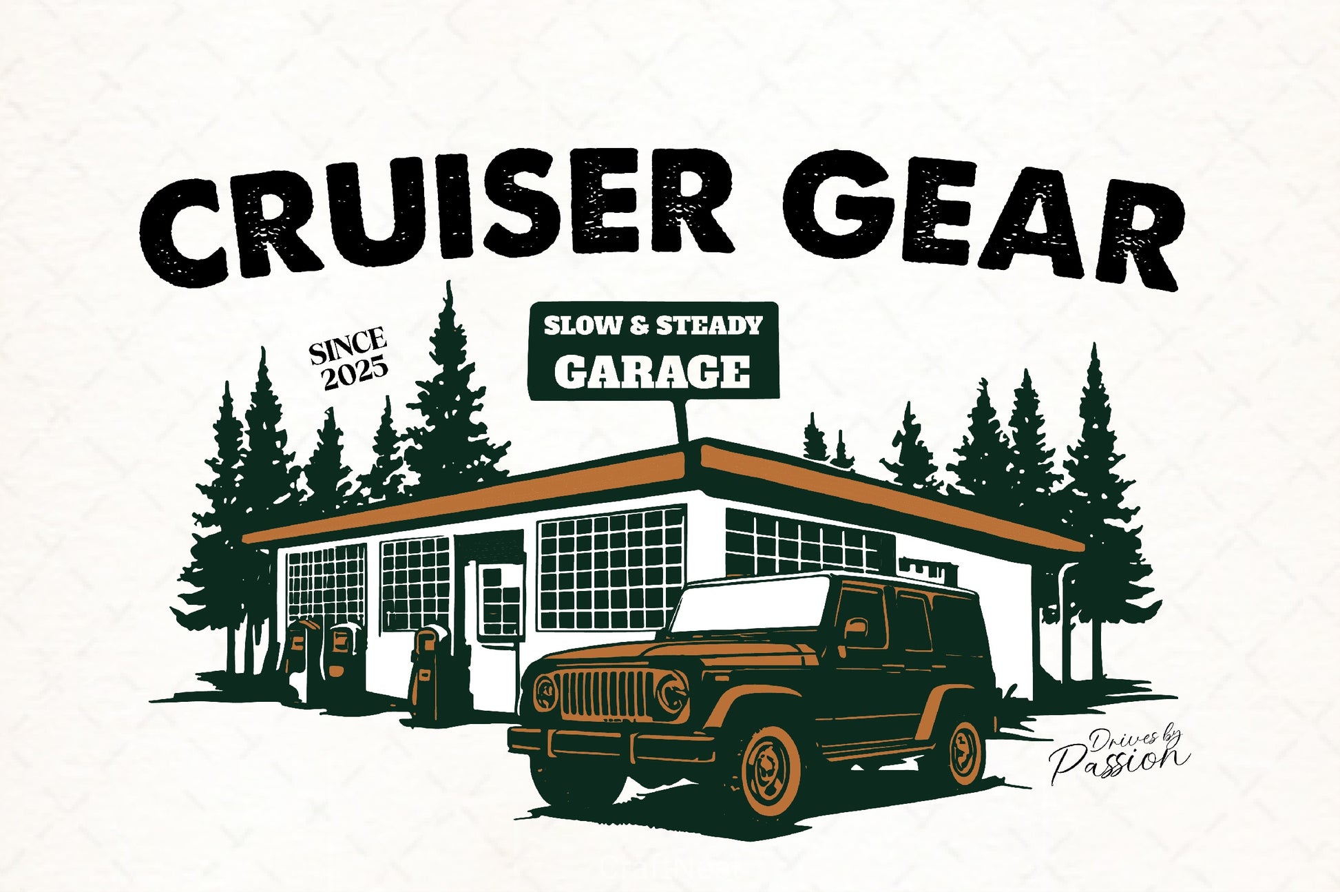Cruiser Gear Garage T Shirt Design Bundle - CraftNest - Digital Crafting and Art