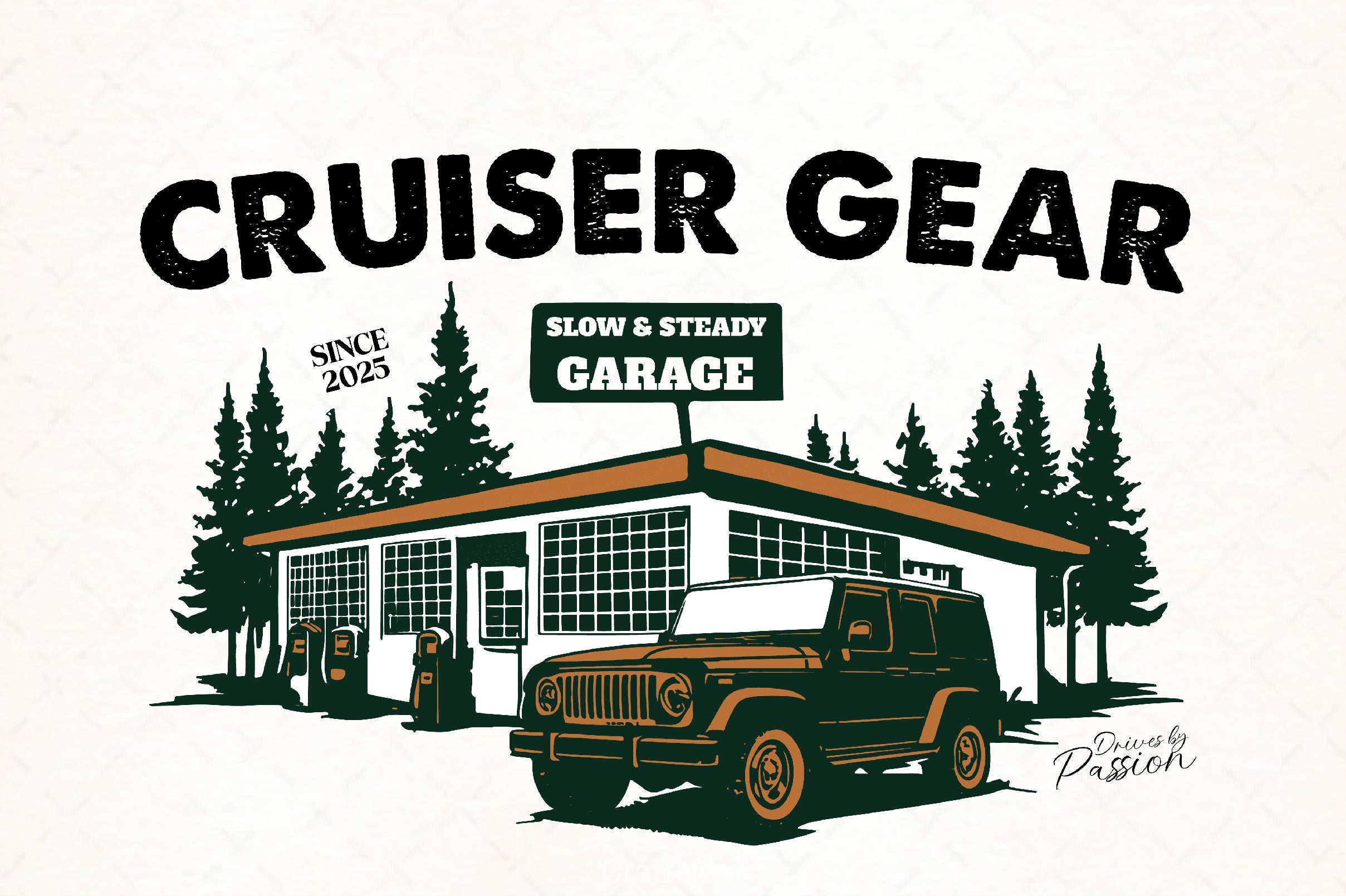 Cruiser Gear Garage T Shirt Design Bundle - CraftNest - Digital Crafting and Art