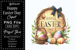 Happy Easter Clipart Bundle 8 - CraftNest - Digital Crafting and Art