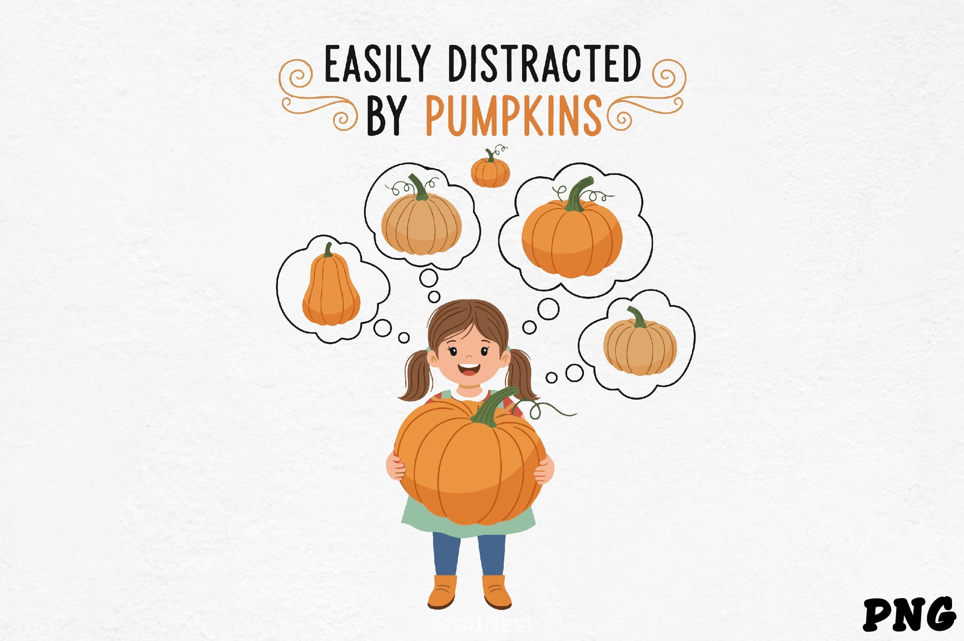 Easily Distracted Pumpkins Clipart Bundle - CraftNest - Digital Crafting and Art