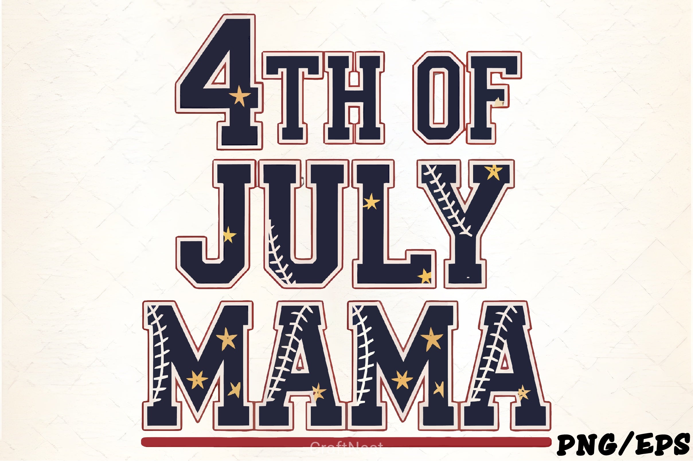 Fourth of July Baseball Mama Clipart Bundle - CraftNest - Digital Crafting and Art