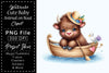Cute Baby Animals Boat Clipart Bundle 14