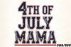 Fourth of July Baseball Mama Clipart Bundle