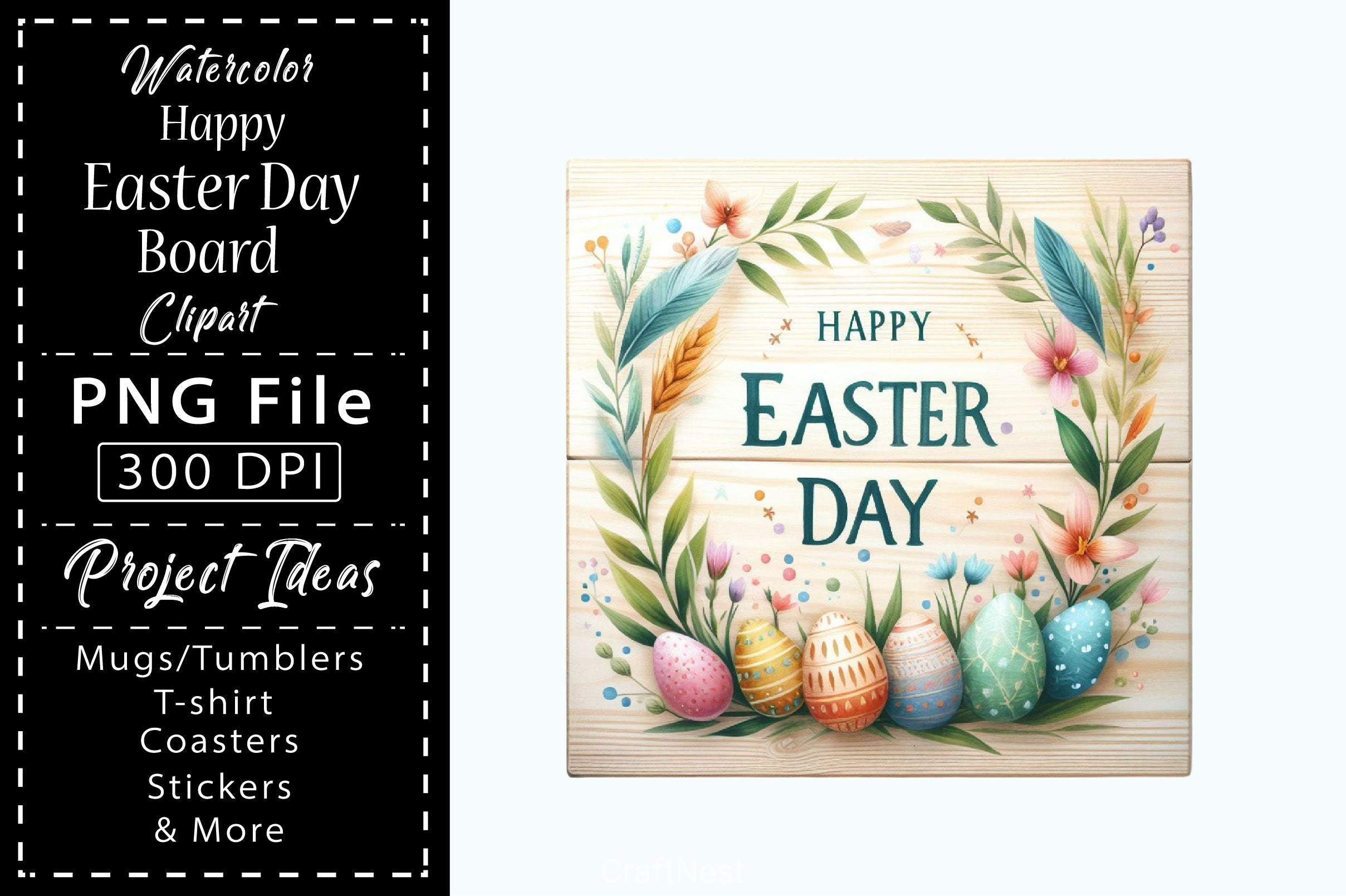 Happy Easter Clipart Bundle 4 - CraftNest - Digital Crafting and Art