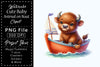 Cute Baby Animals Boat Clipart Bundle