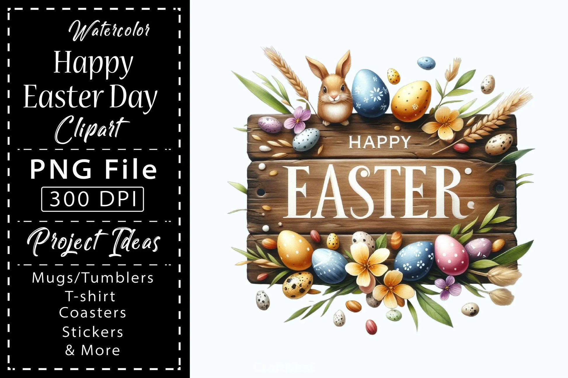 Happy Easter Clipart Bundle 22 - CraftNest - Digital Crafting and Art