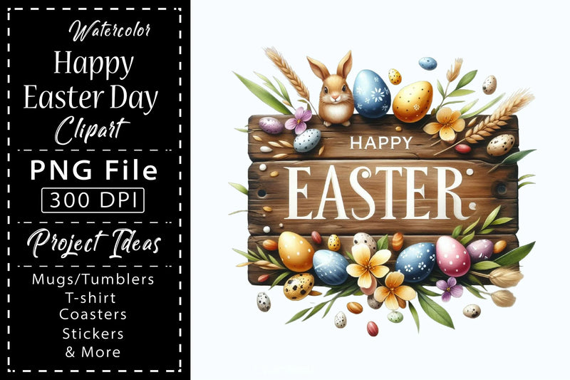 Happy Easter Clipart Bundle 22 - CraftNest - Digital Crafting and Art