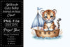 Cute Baby Animals Boat Clipart Bundle 15