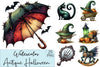 Antique Halloween Clipart Bundle 2