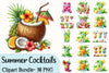 Summer Cocktails Clipart Bundle