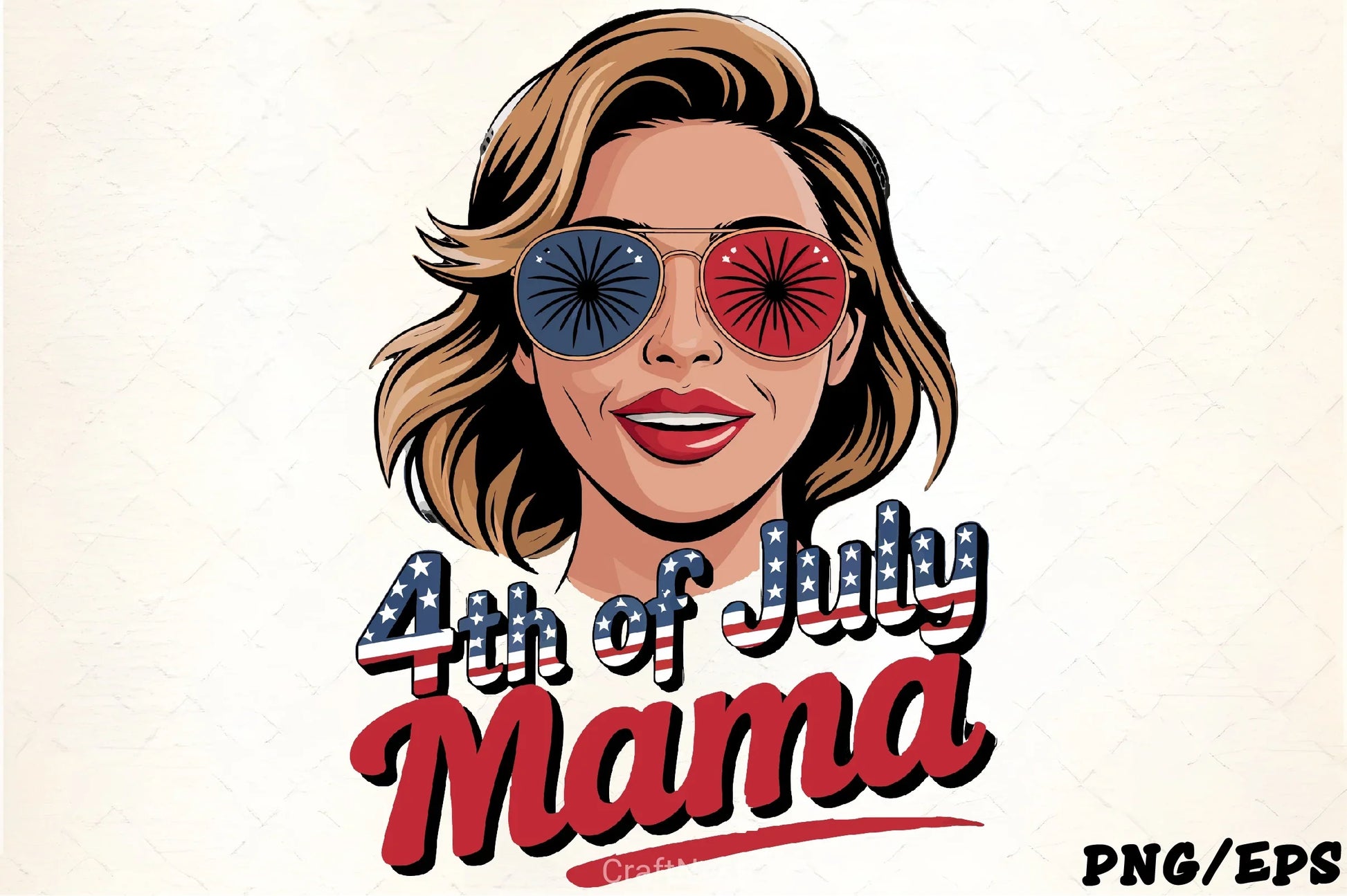 Fourth of July Patriotic Woman Clipart Bundle - CraftNest - Digital Crafting and Art