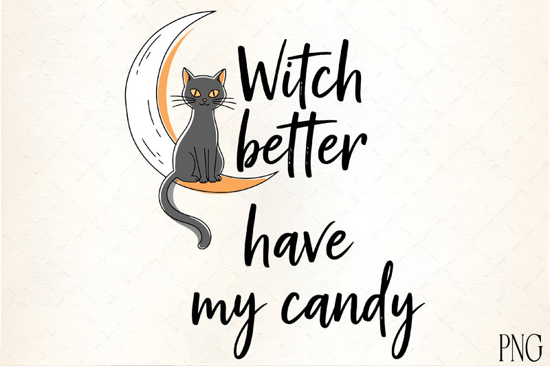 Witch Cat Halloween Clipart Bundle - CraftNest - Digital Crafting and Art