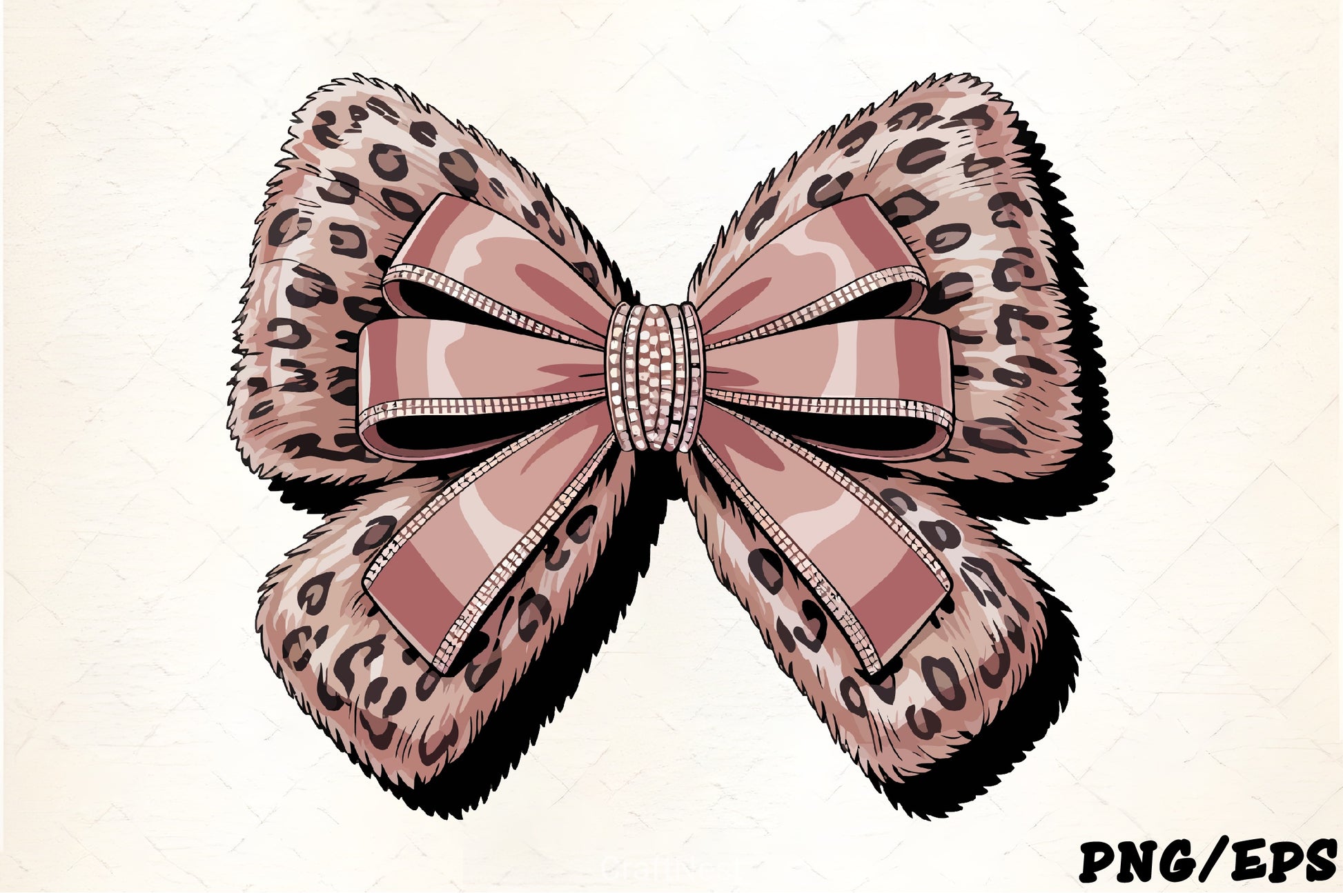 Leopard Print Bow Clipart Bundle - CraftNest - Digital Crafting and Art