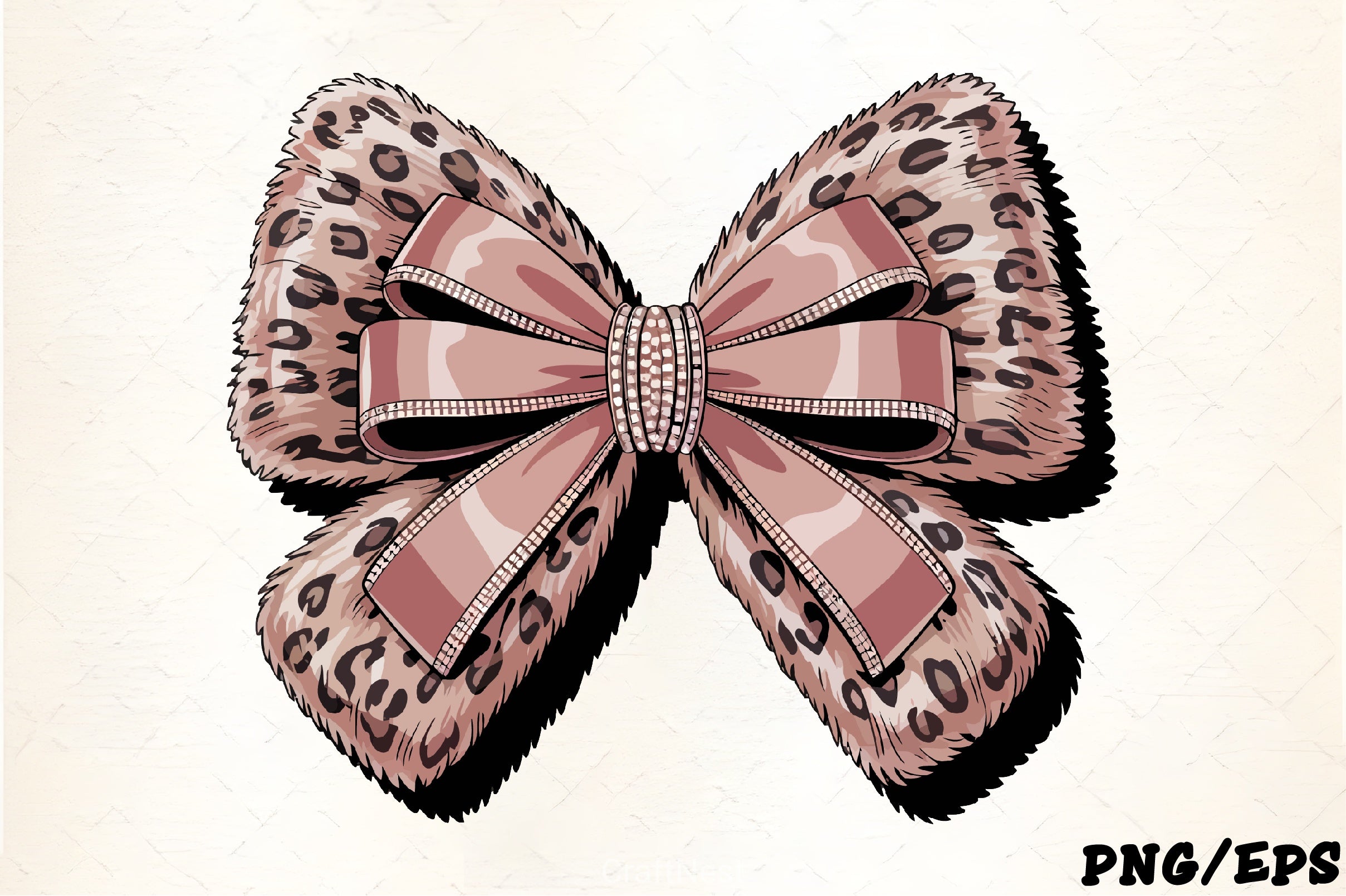 Leopard Print Bow Clipart Bundle - CraftNest - Digital Crafting and Art